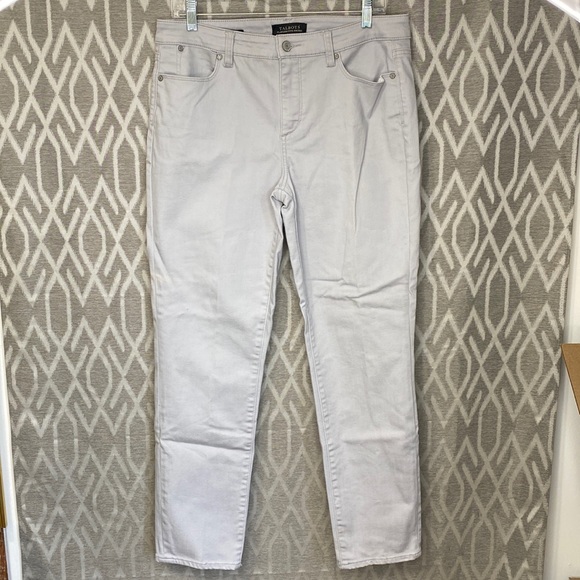 Talbots Pant Flawless 5 Pocket Slim Ankle Lilac Size:10 - Picture 2 of 3